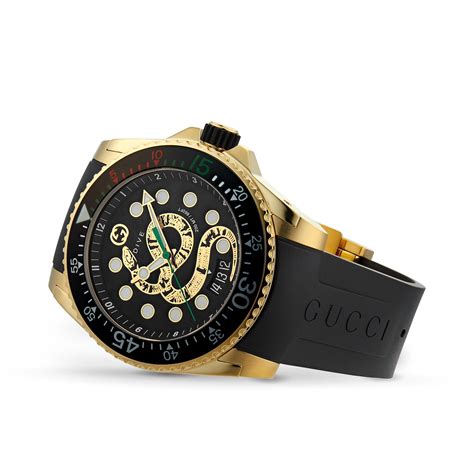 gucci dive 45mm gold|Gucci sync 45mm watch.